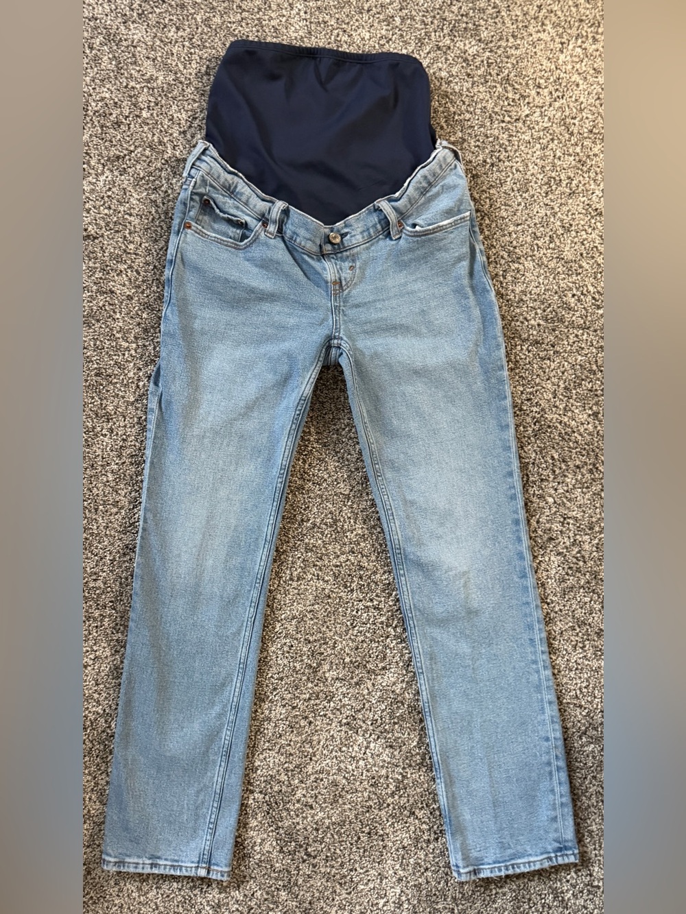 Abercrombie & Fitch Maternity Light Blue Denim Jeans - size 25 Long